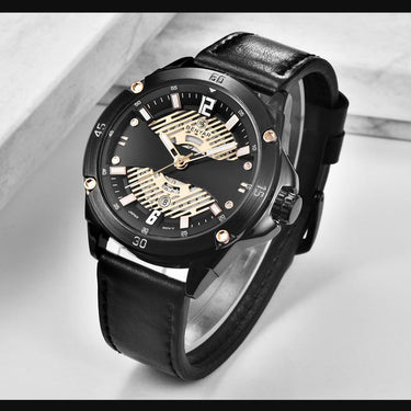 Men's Fashion Casual Quartz Waterproof Military Stainless Steel Wristwatch - SolaceConnect.com