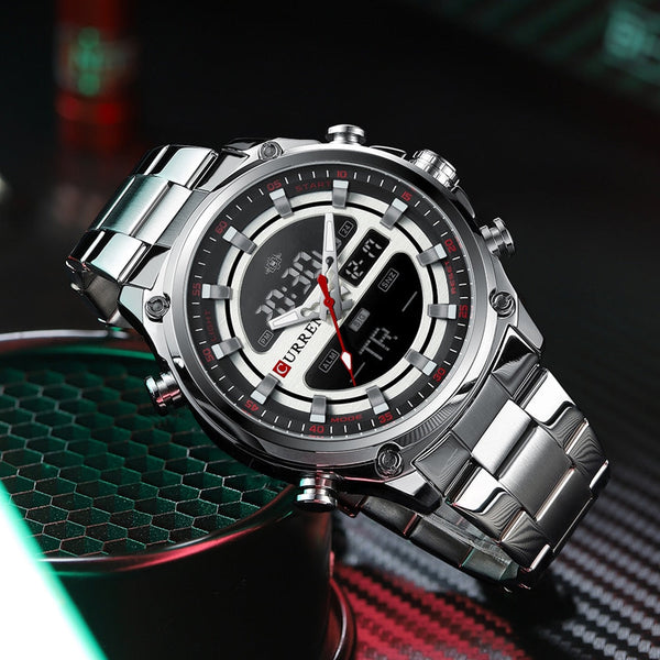 Men's Fashion Chronograph LED Display Digital Quartz Wristwatches  -  GeraldBlack.com