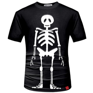 Men's Fashion Funny Skull 3D Printed Plus Size S-5XL Gothic T-Shirt - SolaceConnect.com