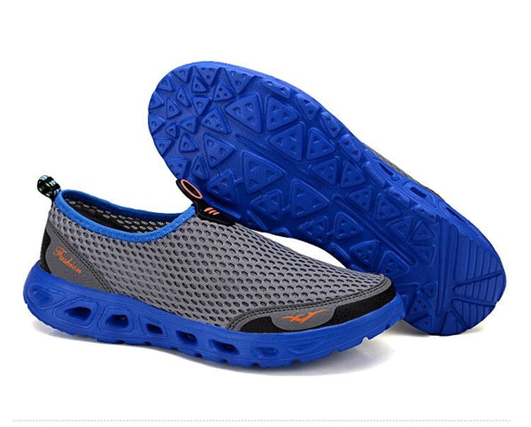 Men's Fashion High Quality Breathable Mesh Slip On Summer Casual Shoes  -  GeraldBlack.com