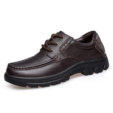 Men's Fashion High Quality Genuine Leather Italian Flats Dress Shoes - SolaceConnect.com