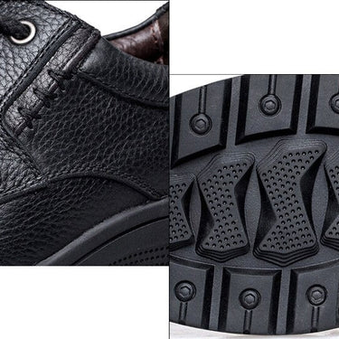 Men's Fashion High Quality Genuine Leather Italian Flats Dress Shoes  -  GeraldBlack.com