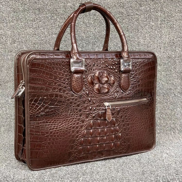 Men's Fashion Luxury Genuine Leather Briefcase Laptop Messenger Bags  -  GeraldBlack.com