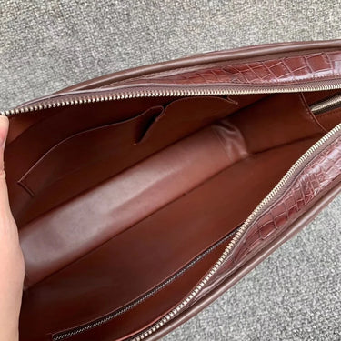 Men's Fashion Luxury Genuine Leather Briefcase Laptop Messenger Bags  -  GeraldBlack.com