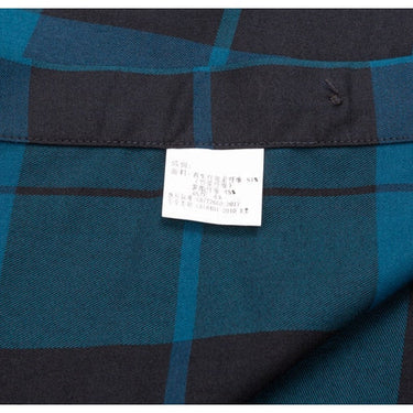 Men's Fashion Plaid Checkered Shirts Pocket-less Design Long Sleeve Standard-fit Holiday Style Casual Striped Shirt  -  GeraldBlack.com
