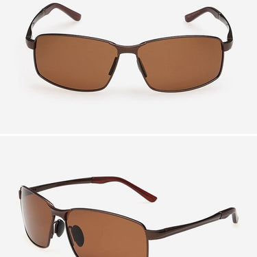 Men's Fashion UV400 Rectangle Cool Drivers Polarized Sunglasses  -  GeraldBlack.com