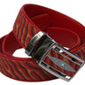 Men's Fashion Wave Pattern Authentic Stingray Leather Automatic Buckle Belt  -  GeraldBlack.com