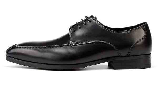 Men's Fashionable Genuine Leather British Pointed Toe Flats Shoes - SolaceConnect.com