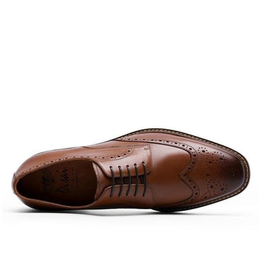 Men’s Formal Genuine Leather Brock Retro Gentleman Oxford Dress Shoes - SolaceConnect.com