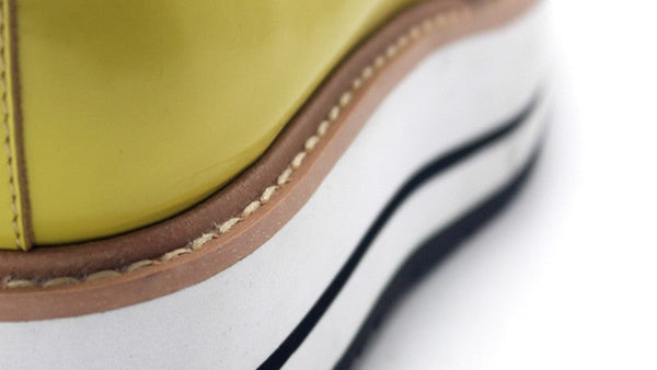 Men's Formal Mixed Colors Wing Tip Lace Up Thick Platform Dress Shoes  -  GeraldBlack.com