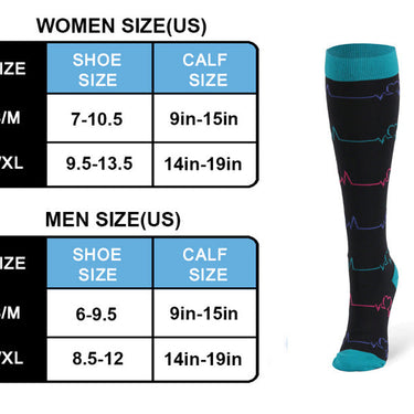 Men's Functional Zipper Fat Burn Leg Shaper Compression Therapy Socks  -  GeraldBlack.com