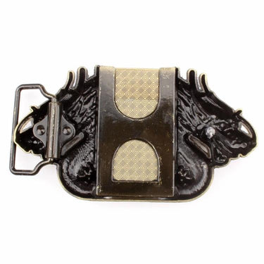 Men's Genuine Cowskin Leather Lighter Gas Cigarette Dragon Buckle Belt - SolaceConnect.com