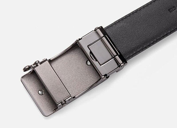 Cow Genuine Leather Belt Automatic Buckle Male Design Luxury Formal Accessories Waistband Belts - SolaceConnect.com