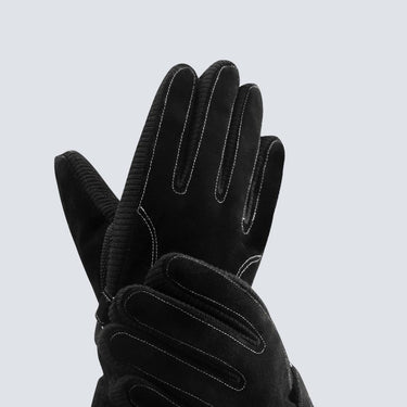 Men's Genuine Leather Autumn Winter Warm Touch Screen Full Finger Gloves - SolaceConnect.com