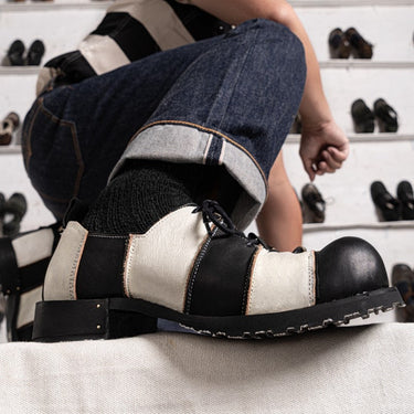 Men's Genuine Leather Round Toe Horsehide Italian Designer Shoes  -  GeraldBlack.com