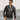 Men's Genuine Leather Slim Fit Motorcycle Jacket with Standing Collar  -  GeraldBlack.com