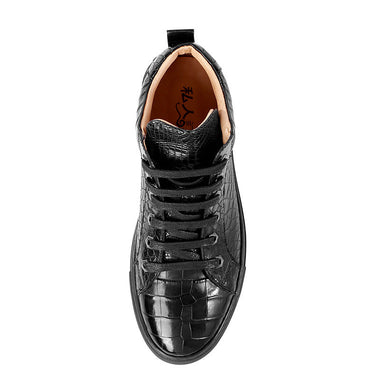 Men's Genuine Leather Versatile Wear-Resistant Designer Sneakers  -  GeraldBlack.com