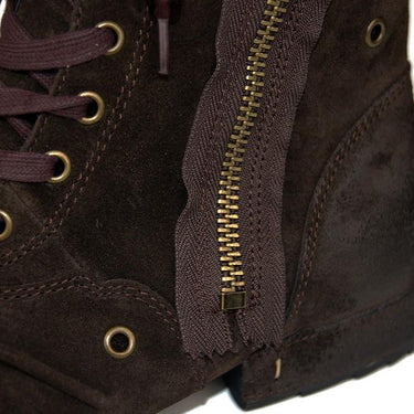 Men's Genuine Suede Cow Leather High Top Zipper Ankle Boots - SolaceConnect.com