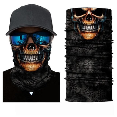 Men's Ghost Skull Skeleton Magic Scarf Headband Shield for Neck Face Cover - SolaceConnect.com