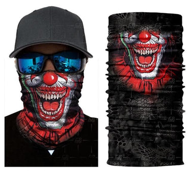 Men's Ghost Skull Skeleton Magic Scarf Headband Shield for Neck Face Cover - SolaceConnect.com