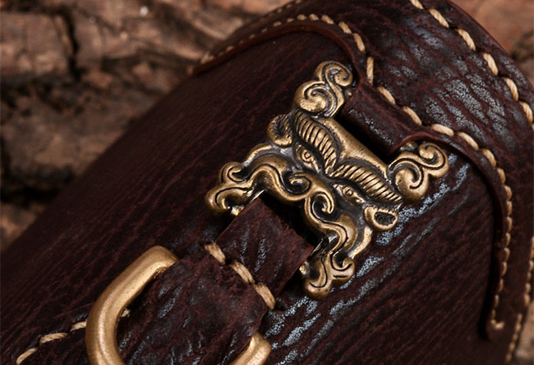 Men's Gift Handmade Genuine Leather Sharkskin Card Holder Wallets  -  GeraldBlack.com