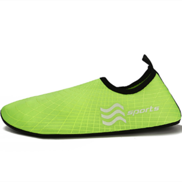 Men's Green Beach Pool Shoes Quick Dry Breathable Non-Slip Aqua Slippers  -  GeraldBlack.com
