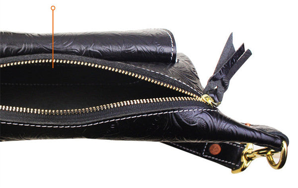 Men's Handmade Genuine Leather Portable Crossbody Shoulder Chest Bag  -  GeraldBlack.com