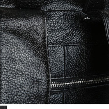 Men's Handmade Genuine Leather Waterproof Laptop Business Backpacks  -  GeraldBlack.com