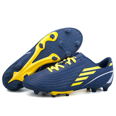 Men's Long Spikes Cleats Youth Outdoor Training Lace-up Soccer Boots  -  GeraldBlack.com