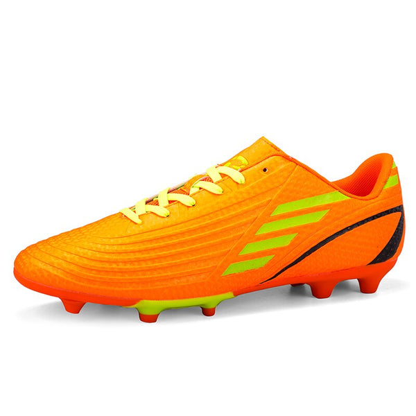 Men's Long Spikes Cleats Youth Outdoor Training Lace-up Soccer Boots  -  GeraldBlack.com