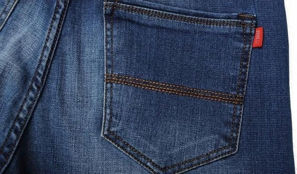 Men's Loose Jeans Straight Pant Denim Plus Size 27-48 Cotton Leisure Bottoms Long Trousers  -  GeraldBlack.com