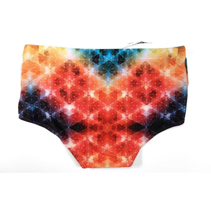 Men's Low Swim Boxer Briefs Board Beach Trunks Swimsuits with 3D Print  -  GeraldBlack.com
