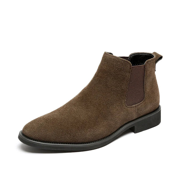 Men's Luxury Casual Genuine Leather Mid Calf Designer Fashion Boots  -  GeraldBlack.com