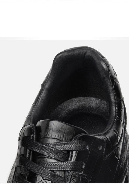 Men's Luxury Casual Light Versatile Genuine Leather Sports Sneakers  -  GeraldBlack.com