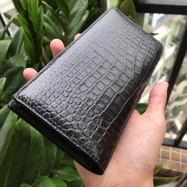 Men's Luxury Cozy Genuine Leather Non-Splicing Multi-card Wallet  -  GeraldBlack.com