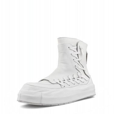 Men's Luxury Harajuku High-top Genuine Cow Leather Ankle Boots  -  GeraldBlack.com