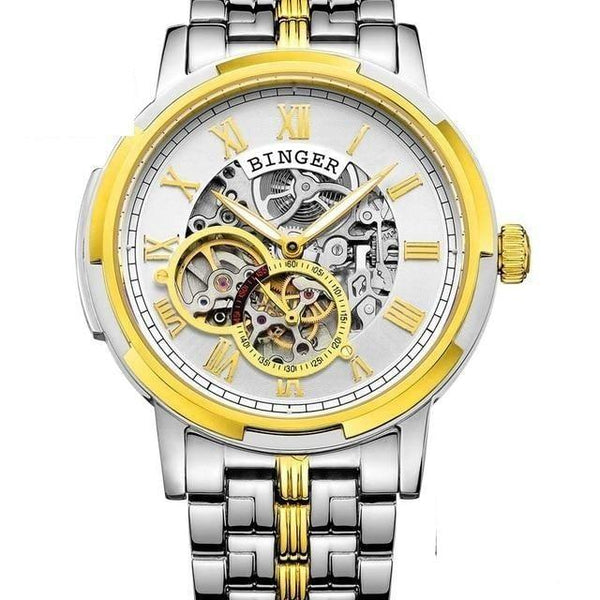 Men's Luxury Mechanical Automatic Skeleton Relogio Relojes Montre Watch - SolaceConnect.com