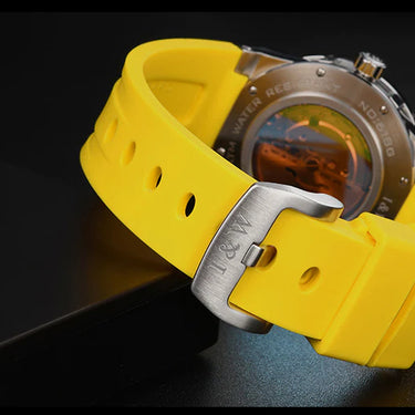 Men's Luxury Stainless Steel Automatic Mechanical Sapphire Waterproof Watch  -  GeraldBlack.com