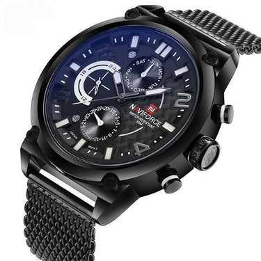 Men's Luxury Waterproof Quartz Analog Watches with Date &amp; Clock - SolaceConnect.com