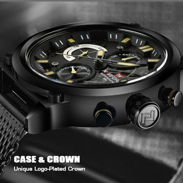 Men's Luxury Waterproof Quartz Analog Watches with Date &amp; Clock  -  GeraldBlack.com
