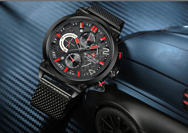 Men's Luxury Waterproof Quartz Analog Watches with Date &amp; Clock  -  GeraldBlack.com