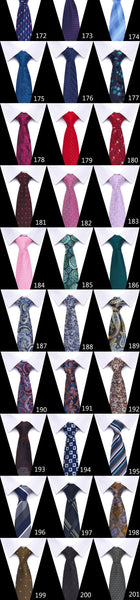 Men's Many Color Silk Wedding Accessories Performance Necktie  -  GeraldBlack.com