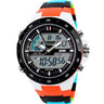 Men's Masculino Waterproof Silicone Quartz Sports Watch in Military Fashion - SolaceConnect.com