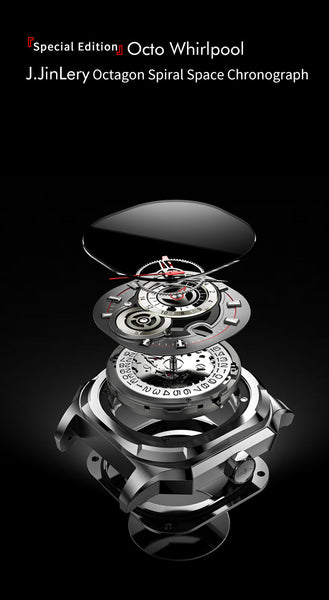 Men's Mechanical Skeleton Waterproof Square Sports Automatic Watch  -  GeraldBlack.com