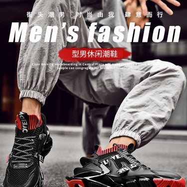 Men's Mesh Breathable Blade Jogging Walking Sneakers Running Shoes - SolaceConnect.com