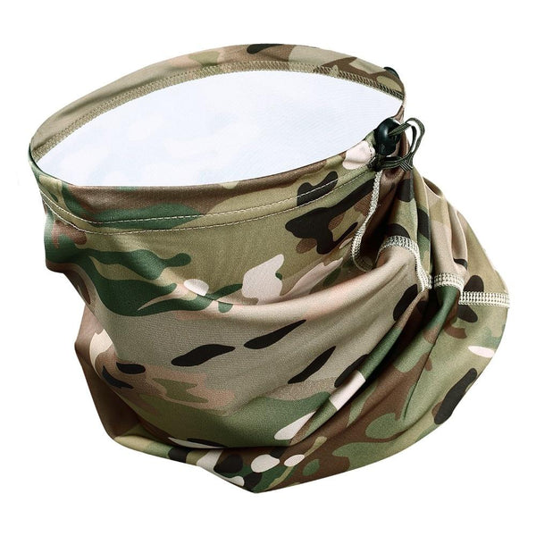 Men's Military Camouflage Tactical Neck Warmer Tube Face Cover Headband - SolaceConnect.com