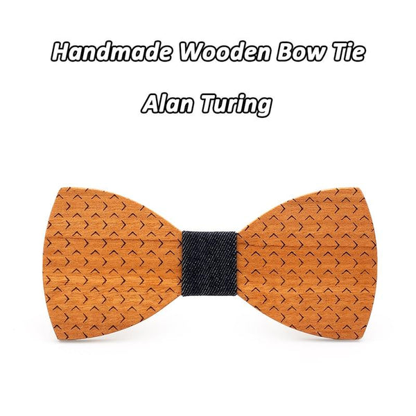 Men's Multicolor Dot Butterfly Wooden Bowties for Formal Party Apparel - SolaceConnect.com