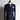 Men's Navy Blue Double Breasted Business Formal Jacket with Pant Suits  -  GeraldBlack.com