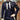 Men's Navy Blue Peaked Lapel Tuxedo Wedding Three Piece Suit  -  GeraldBlack.com