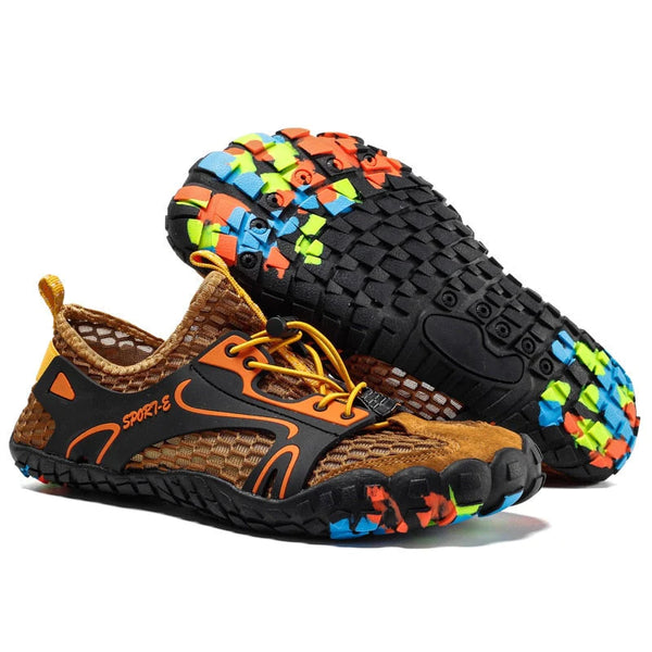 Men's Non-slip Breathable Mesh Quick-Dry Barefoot Aqua Shoes  -  GeraldBlack.com